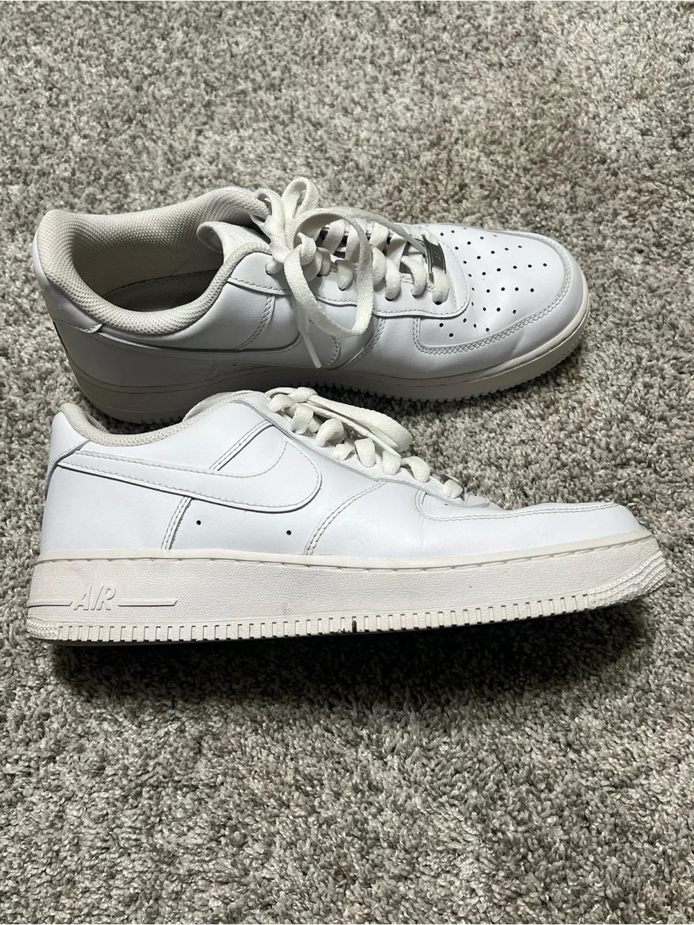 White Mens Air force 1 shoes - Classic Men’s Casual Shoe